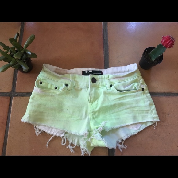 Urban outfitters neon green shorts - Picture 1 of 1